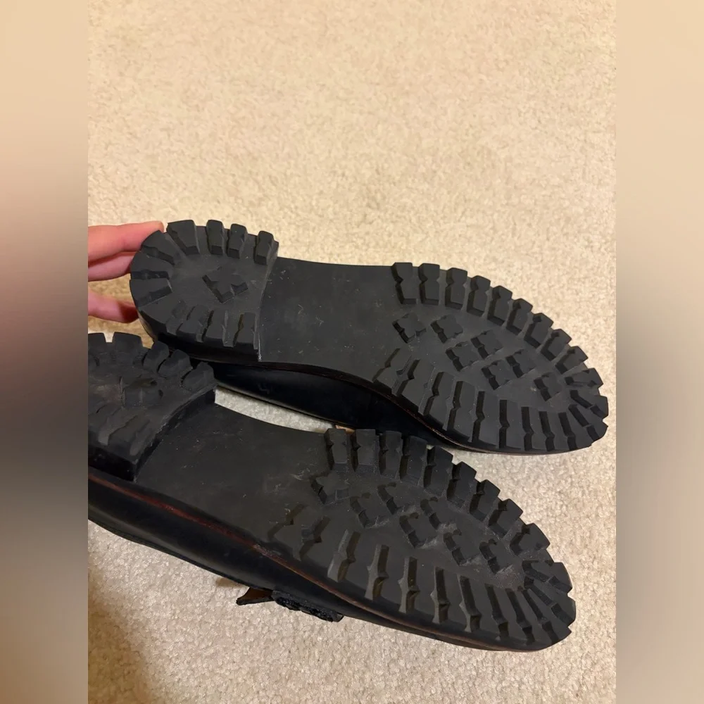 Madewell Black Leather Loafers - Picture 4 of 5